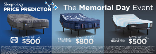 Sleepology Mattress Memorial Day Event Save 500 on Tempurpedic