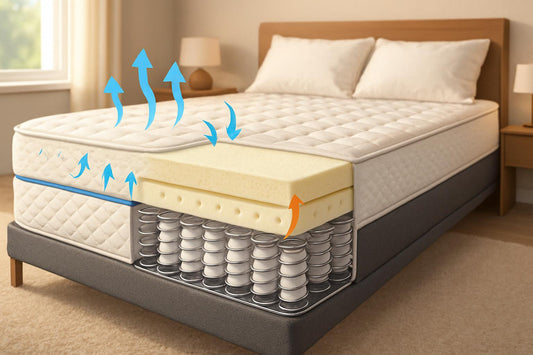 This is a hybrid mattress.