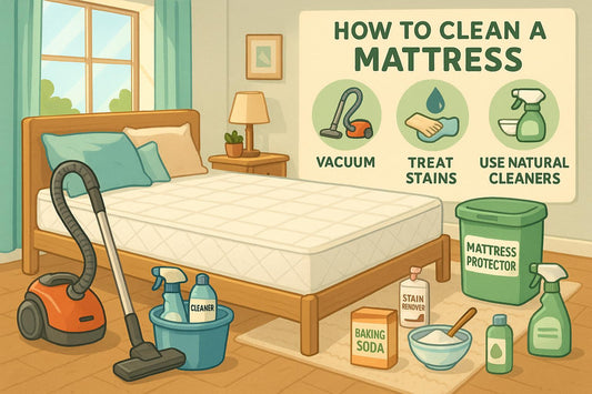 How to clean a mattress.