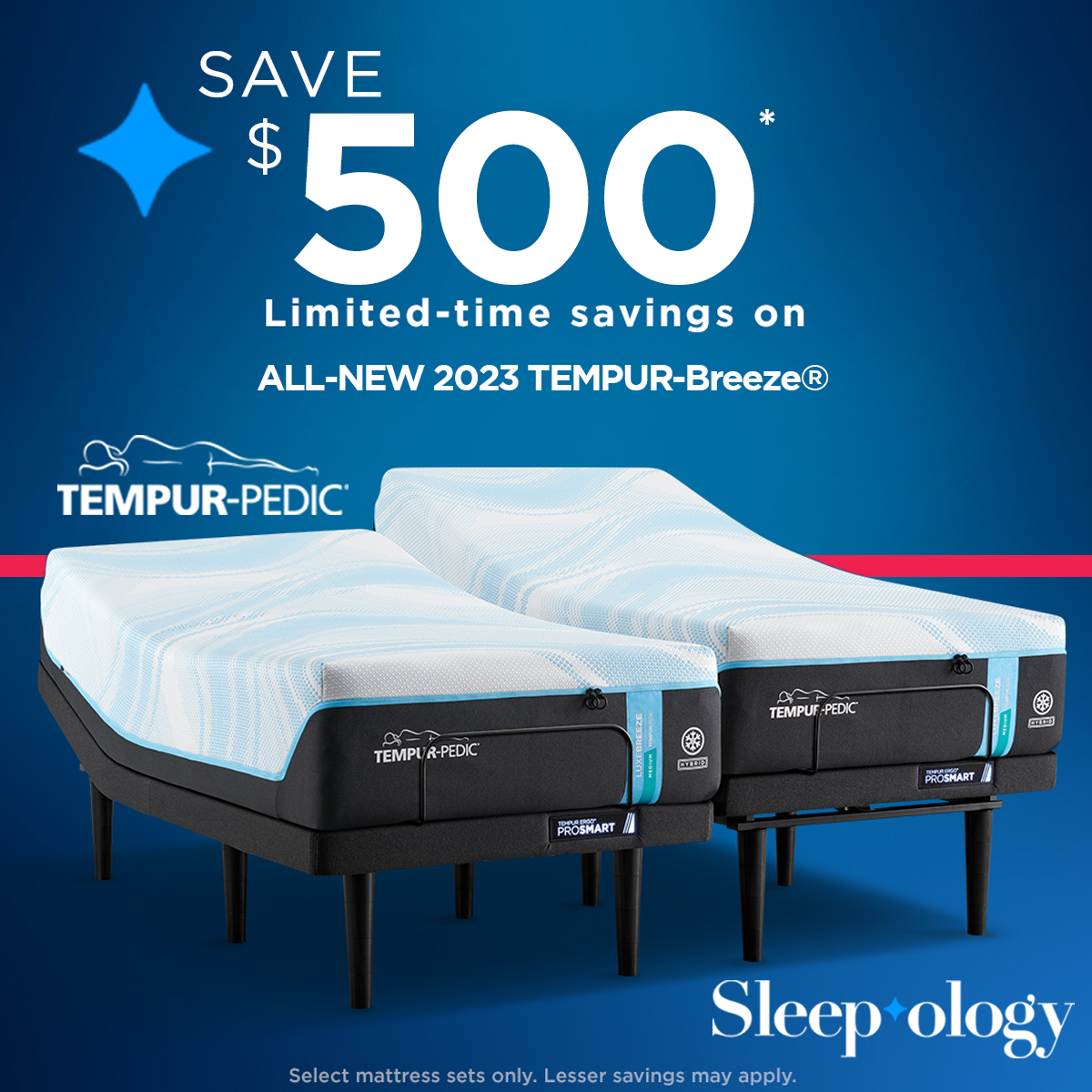 Save up to $500 on Tempur-Pedic mattresses at Sleepology