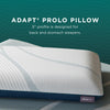 Tempur-Pedic TEMPUR-Adapt® ProLo Pillow with a 5-inch profile, ideal for back and stomach sleepers. Available at Sleepology Mattress Shop.