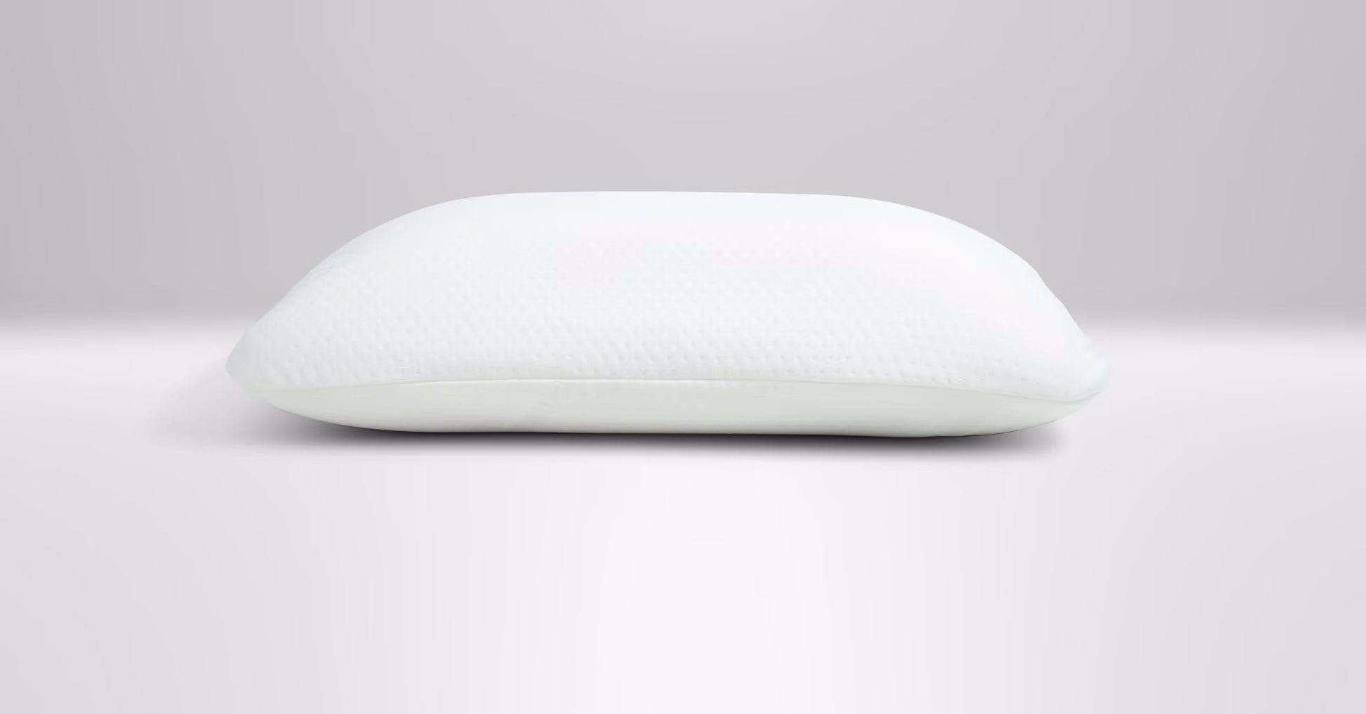 The front view of the TEMPUR-Symphony® Pillow, showcasing its clean, modern design and premium TEMPUR® material for unparalleled sleep support.