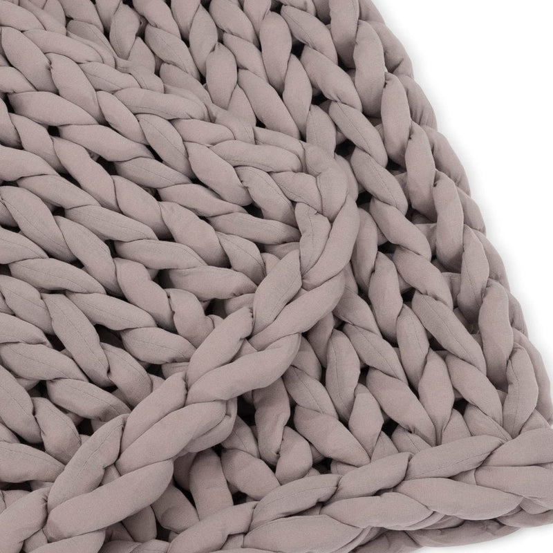 Nuzzie Weighted Blanket Knit Weighted Blanket Sleepology mattress Sleep deeper