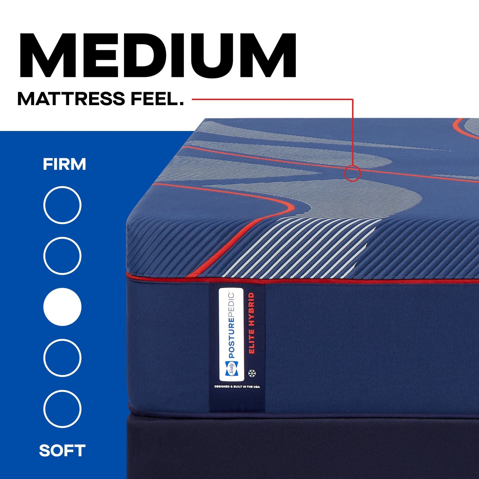 Sealy Mattress Sealy Posturepedic Elite Medium Hybrid Mattress – Albany II mattress stores near me