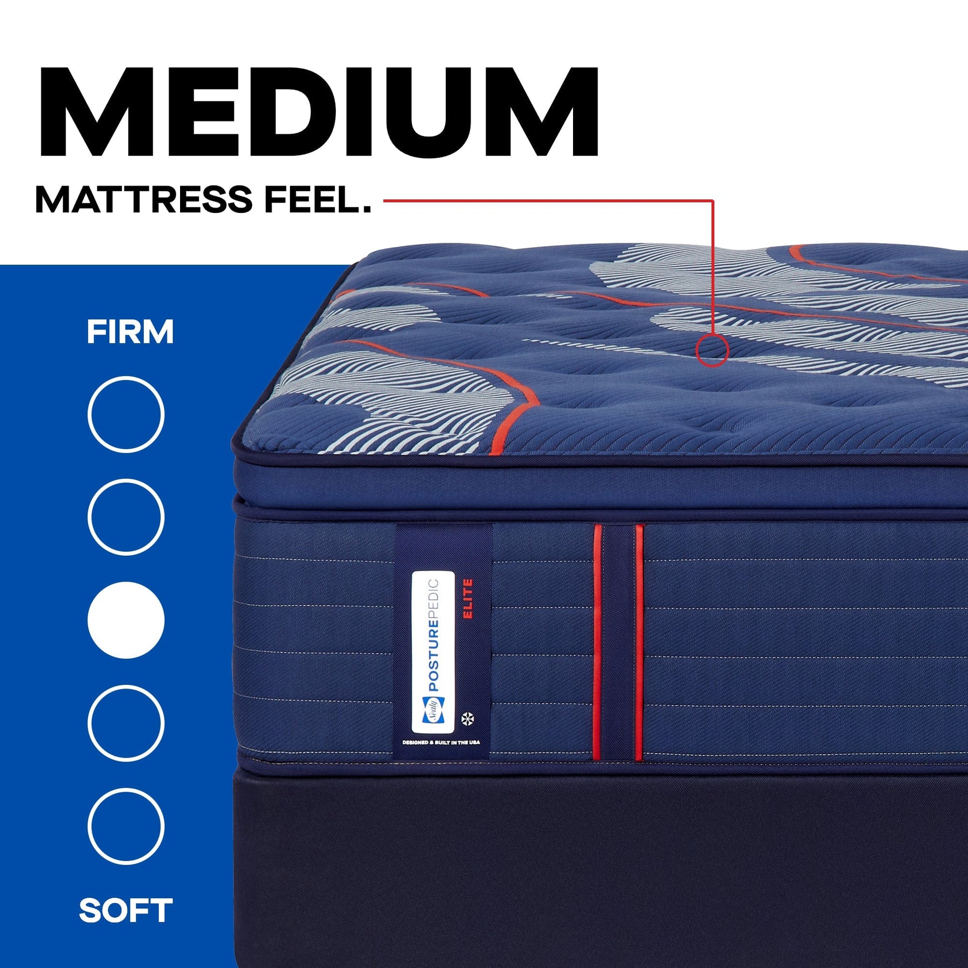 Sealy Mattress Sealy Posturepedic Elite Medium Mattress – Brenham II Euro Pillow Top mattress stores near me