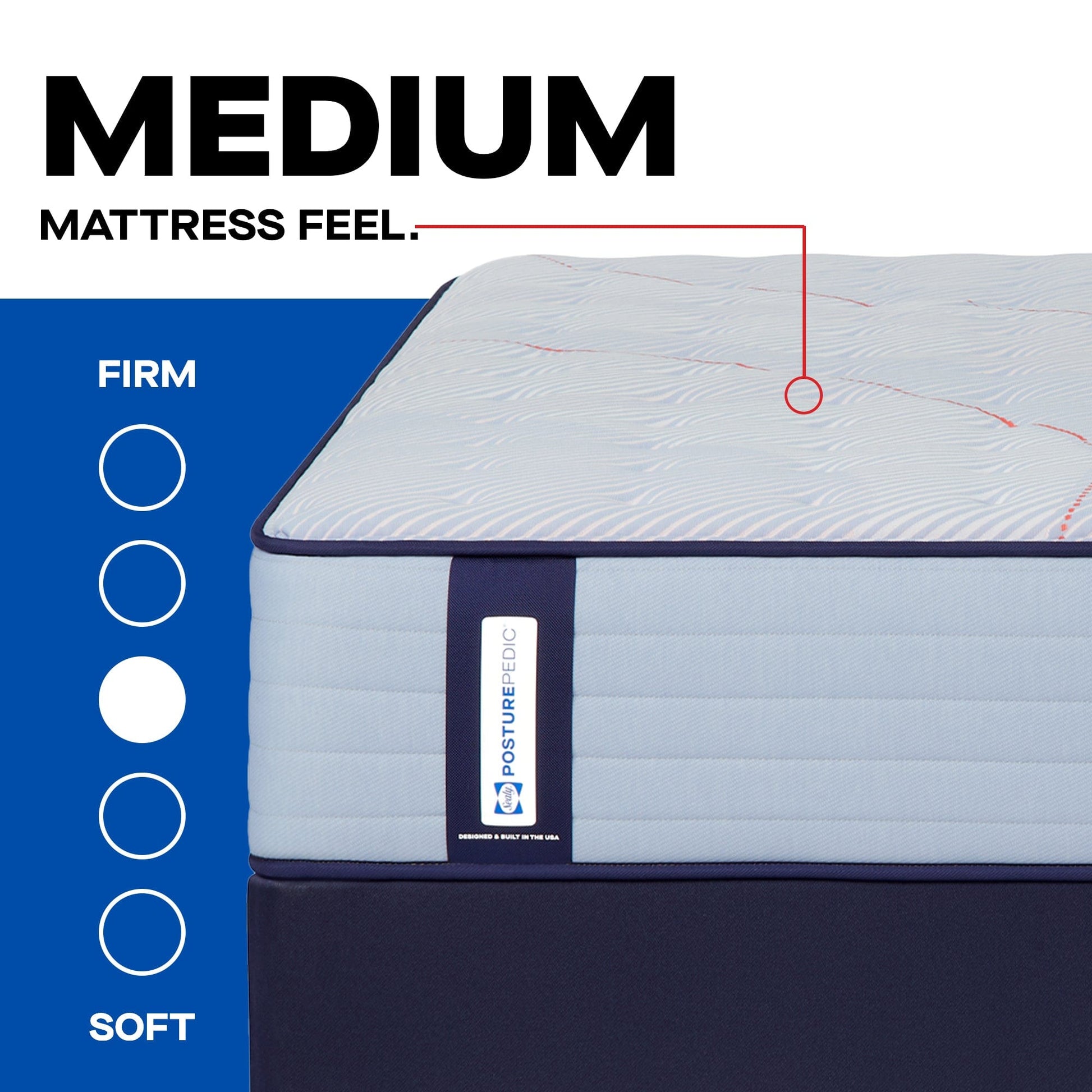 Sealy Mattress Sealy Posturepedic Medium Mattress – Medina II Tight Top mattress stores near me