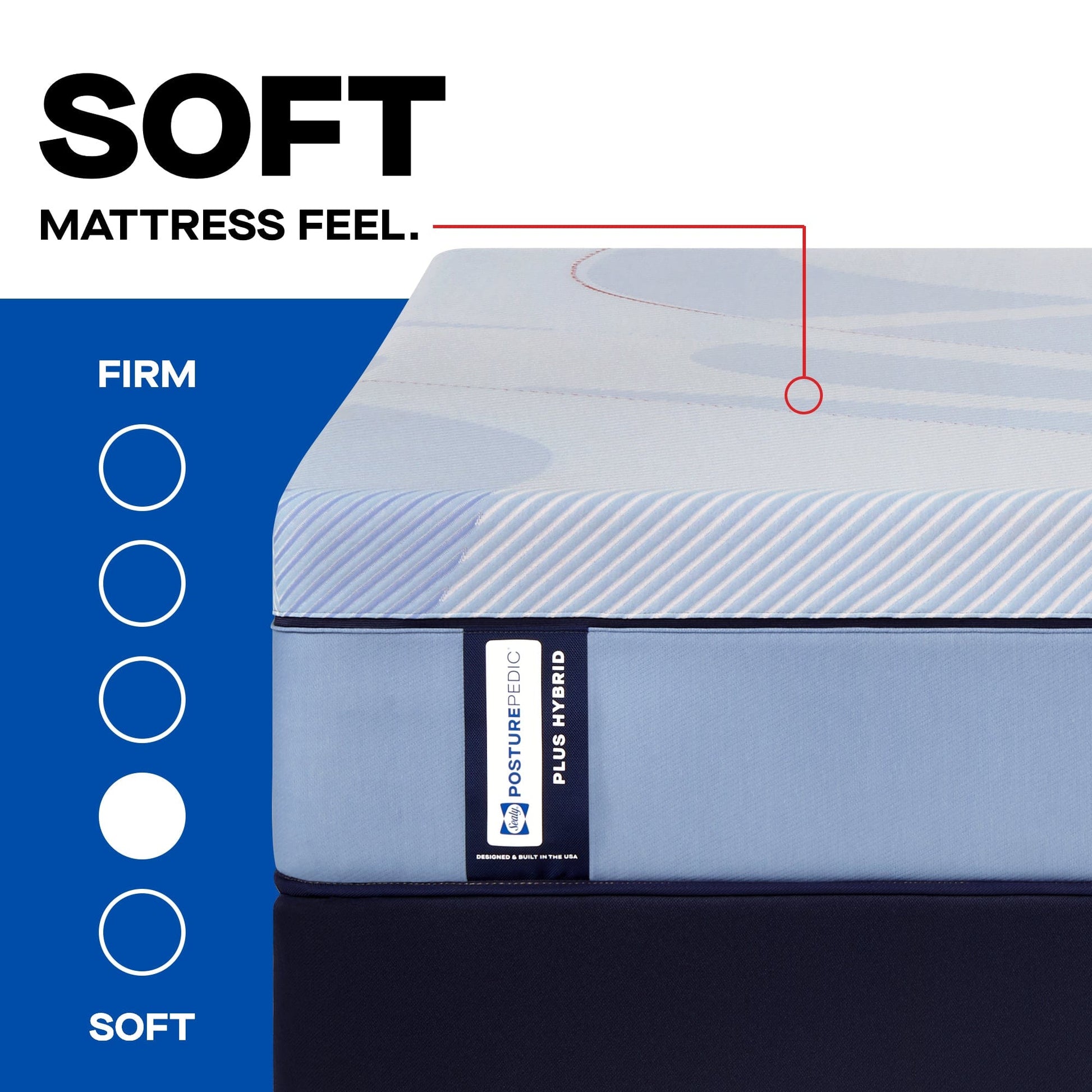 Sealy Mattress Sealy Posturepedic Plus Soft Hybrid Mattress – Paterson II mattress stores near me