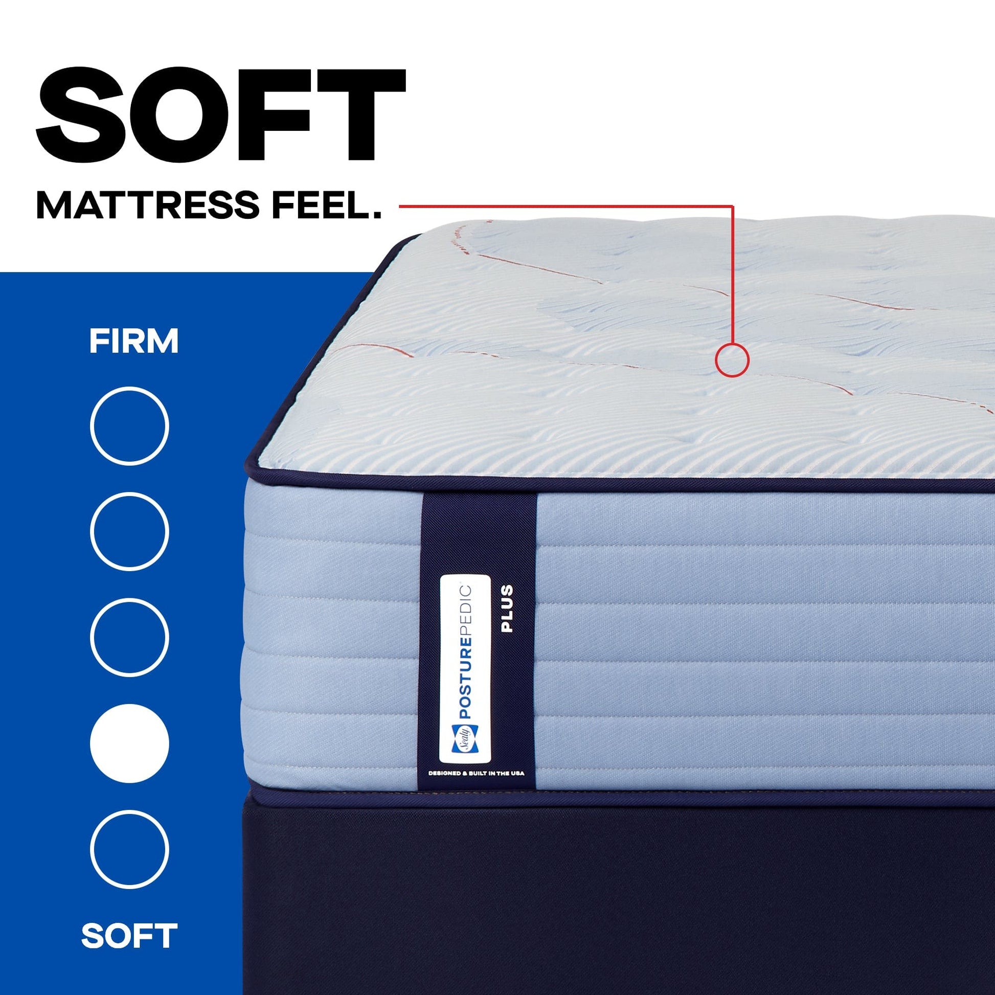Sealy Mattress Sealy Posturepedic Plus Soft Mattress – Patterson II mattress stores near me