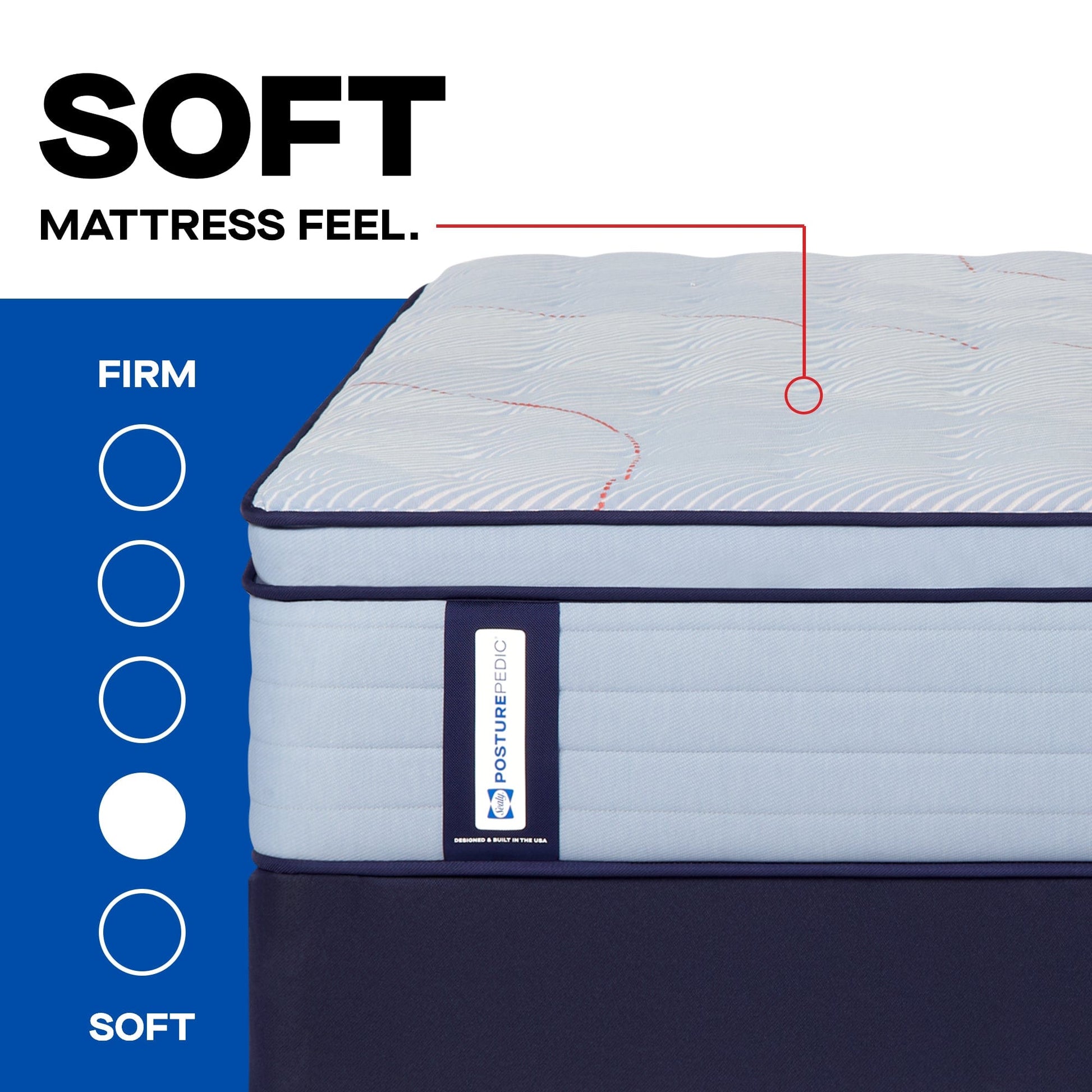 Sealy Mattress Sealy Posturepedic Soft Mattress – Medina II Euro Pillow Top mattress stores near me
