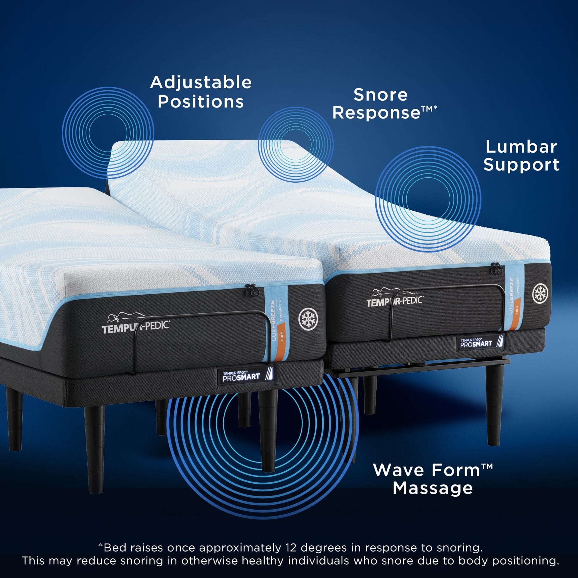 Tempurpedic Adjustable TEMPUR-ERGO EXTEND® ProSmart Base Adjustable Mattress Foundation mattress stores near me