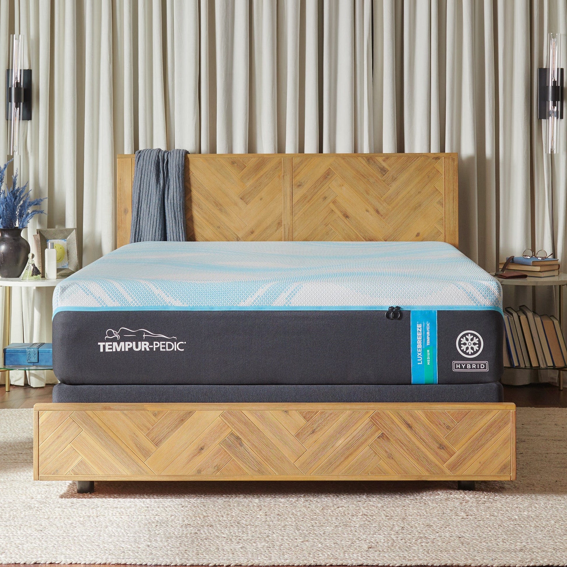 Tempurpedic Home & Garden > Furniture > Beds & Accessories > Mattresses Tempur-Pedic® LuxeBreeze® Medium Feeling Hybrid Mattress Sleepology mattress Sleep deeper