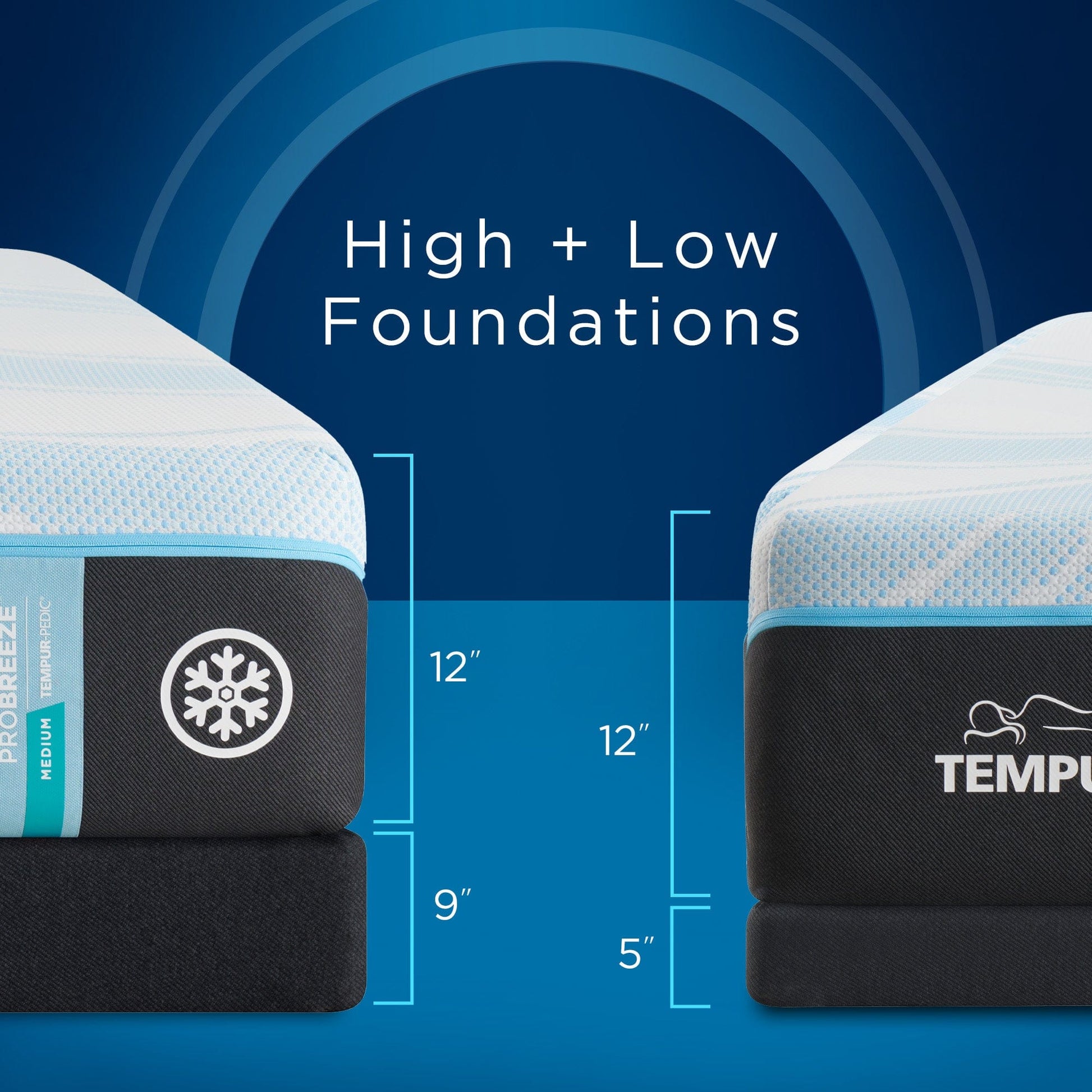 Tempurpedic Mattress Tempur-Pedic® ProBreeze® Medium Feeling Mattress mattress stores near me