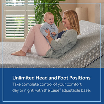 Sealy Adjustable Ease® Power Base Sleepology mattress Sleep deeper