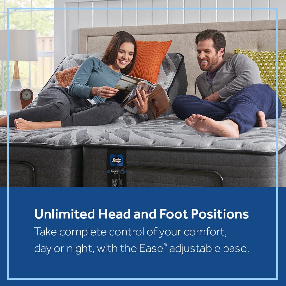 Sealy Adjustable Ease® Power Base Sleepology mattress Sleep deeper