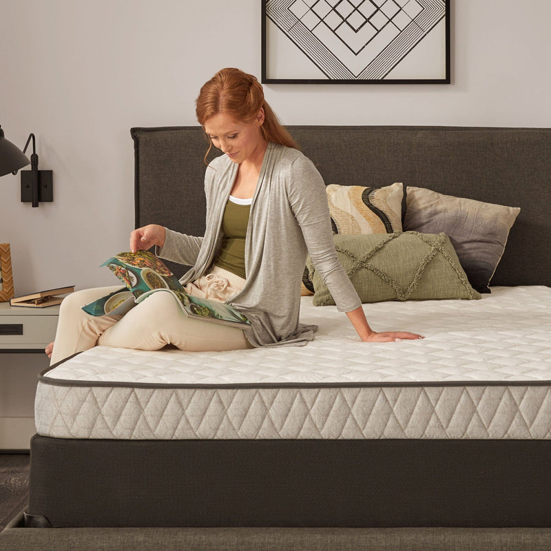Sealy Mattress Sealy Essentials Spring – Spruce, Cushion Firm Tight Top Sleepology mattress Sleep deeper