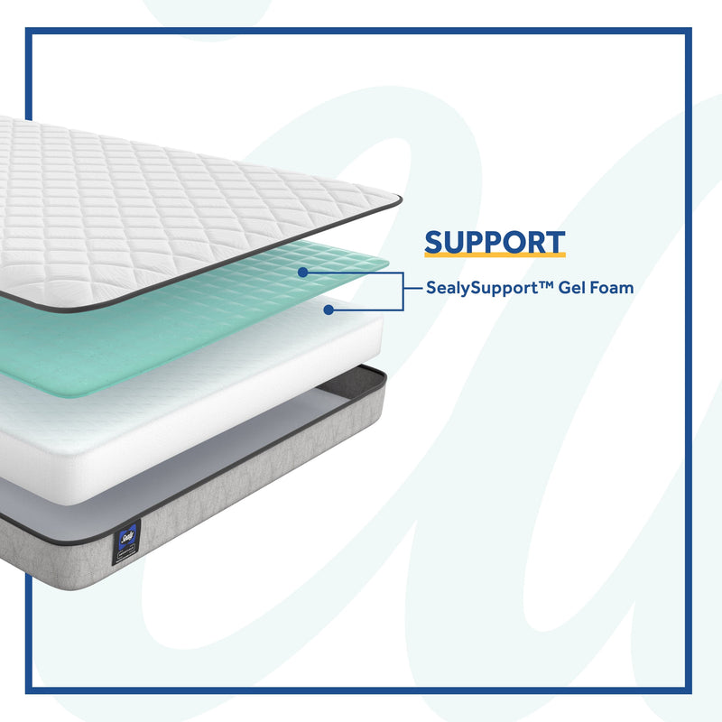 Sealy Mattress Sealy Essentials Spring – Spruce, Cushion Firm Tight Top Sleepology mattress Sleep deeper