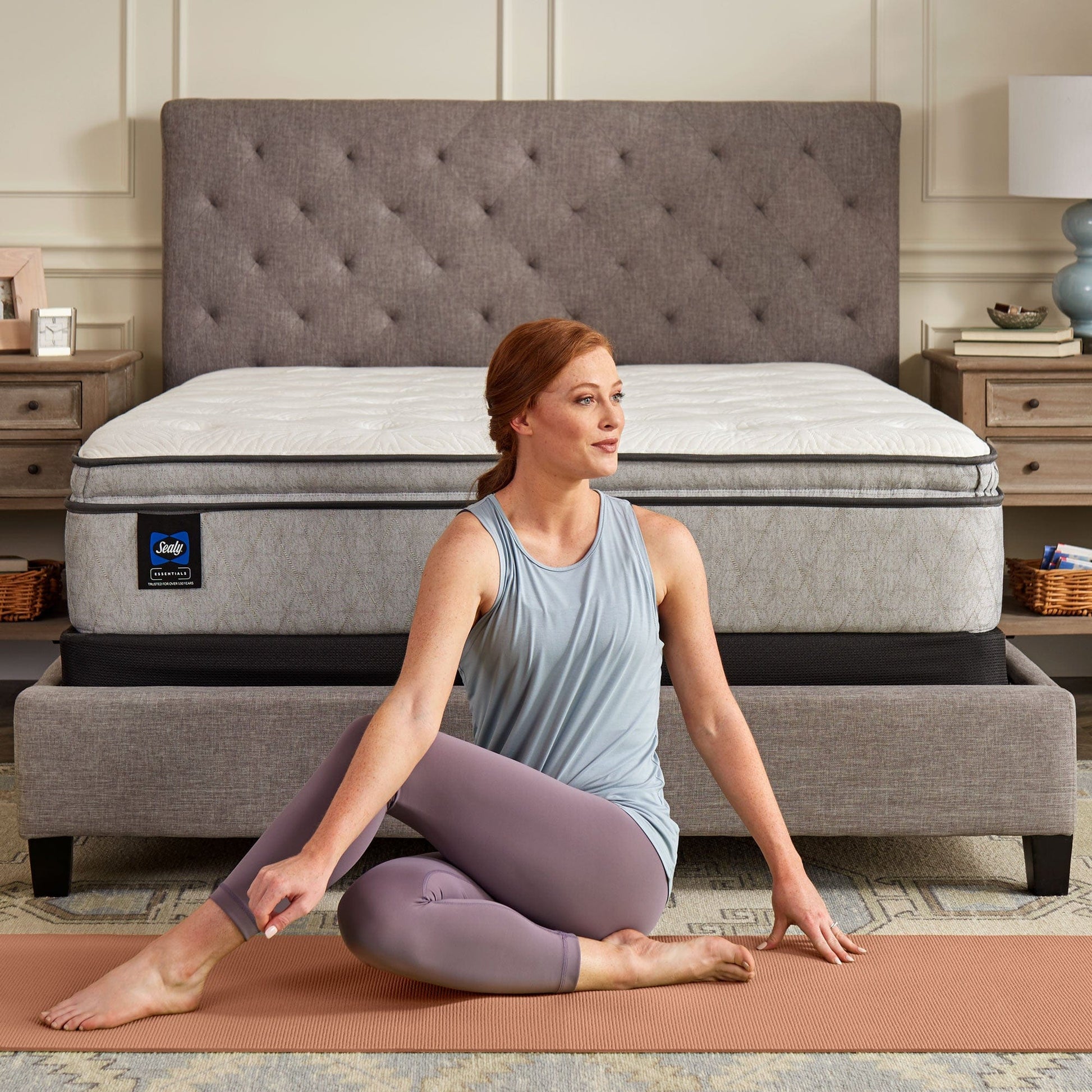 Sealy Mattress Sealy® Winter Green Mattress, Soft Euro Pillowtop Mattress mattress stores near me