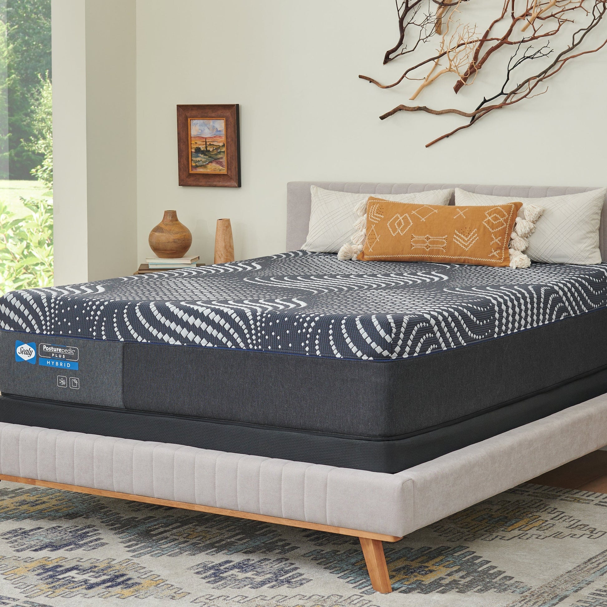 Sealy Mattress Twin Long Sealy Posturepedic Hybrid - High Point, Firm Sleepology mattress Sleep deeper