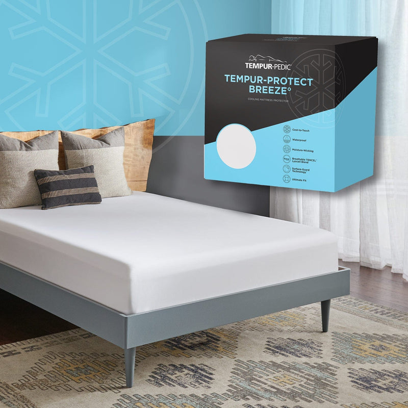 Tempurpedic Protector NEW Tempur-Protect Breeze Mattress Protector Sleepology mattress Sleep deeper
