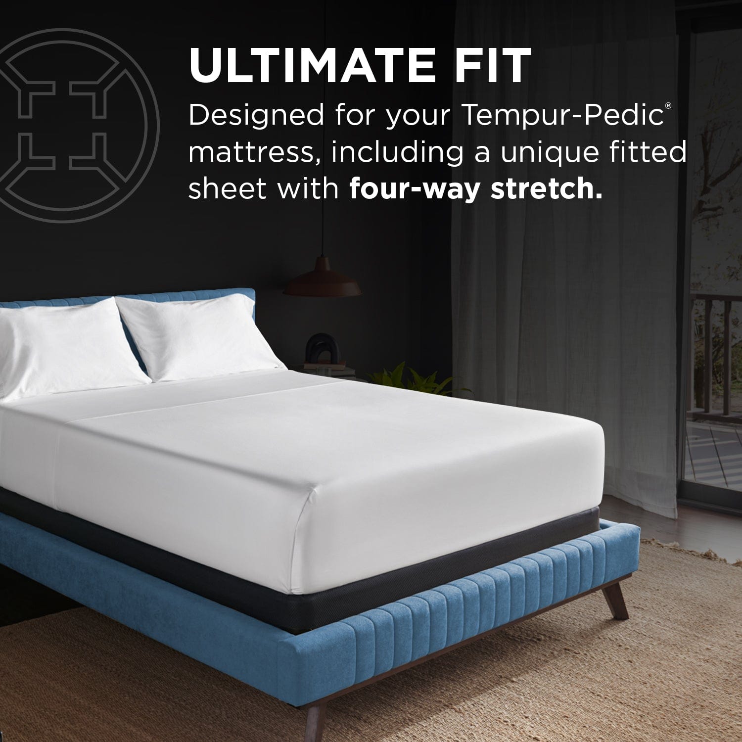 Tempurpedic Sheets Tempur-Pedic TEMPUR Luxe™ Egyptian Cotton Sheet Set mattress stores near me