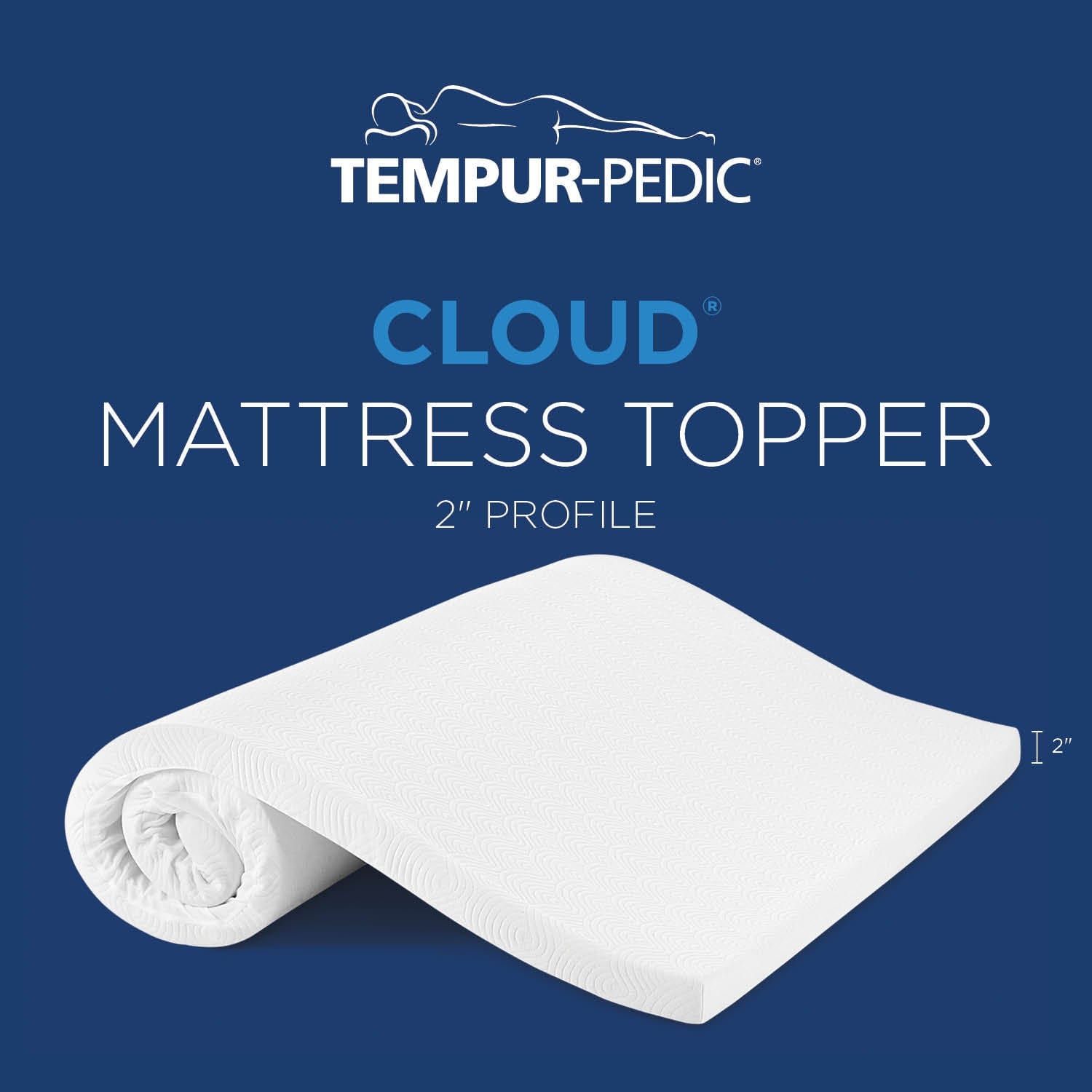 Tempurpedic Topper Twin TEMPUR-Cloud® Mattress Topper - Pad mattress stores near me