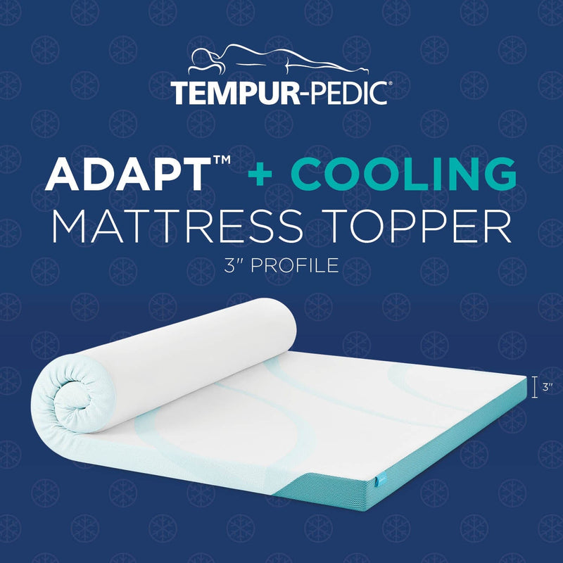 Tempurpedic Topper Twin Tempur Topper Adapt + Cooling Sleepology mattress Sleep deeper